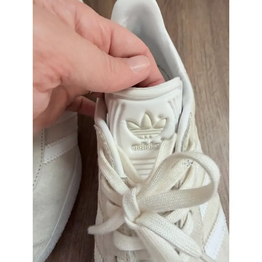 Adidas Gazelle Cream Low-Too Suede Sneakers-Size 7